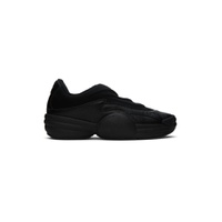 Black AW Hoop Slip On Sneakers 241187M237001