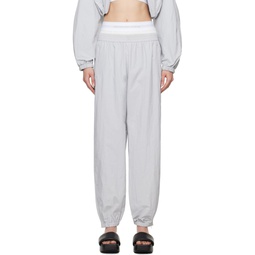 Gray Pre Styled Lounge Pants 241187F086000