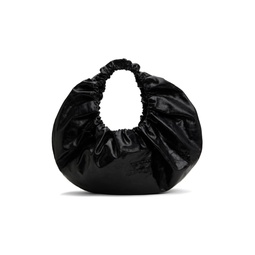 Black Crescent Large Crackle Bag 241187F048013