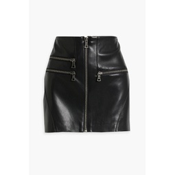 Kendale faux leather mini skirt