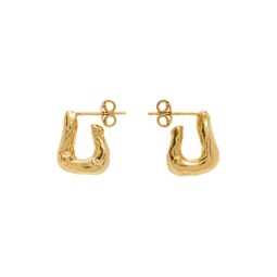 Gold The Mini Link Of Wanderlust Earrings 232137M144006
