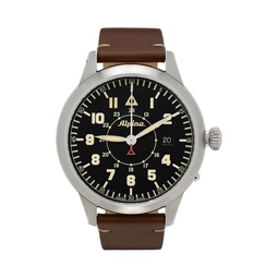 Brown Startimer Pilot Heritage Automatic Watch 241224M165009