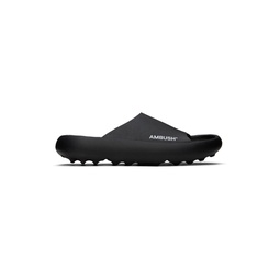 Black Slider Sandals 241820F124001