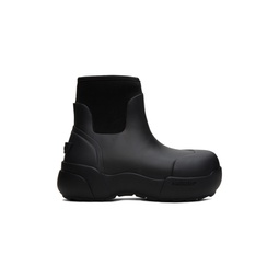 Black Rubber Boots 232820M223001