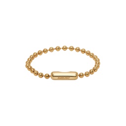 Gold Ball Chain Bracelet 222820M142001