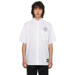 White Circle Amblem Shirt 241820M192000