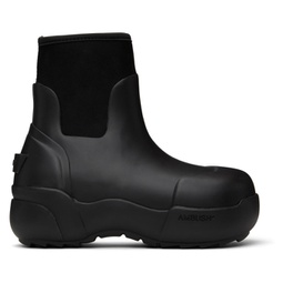 Black Rubber Boots 241820M223000