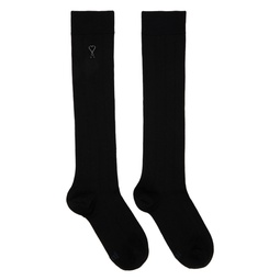 Black Silk Socks 231482F076011