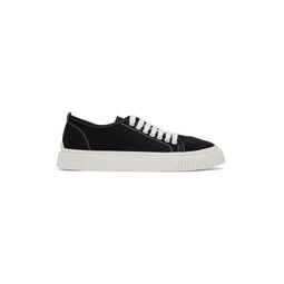 Black Ami Sole Low Top Sneakers 221482M237009