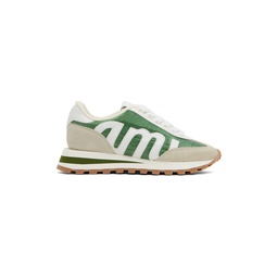 Green   Beige Rush Sneakers 241482F128000