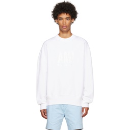 White Paris Sweatshirt 221482M204024