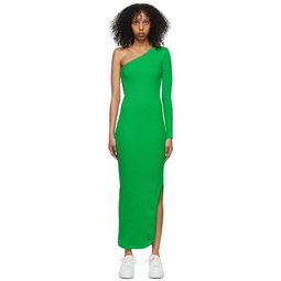 Green Cotton Maxi Dress 221482F055001