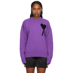 Purple Ami De Cœur Sweater 222482F096029