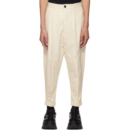 Off White Carrot Oversized Trousers 222482M191011