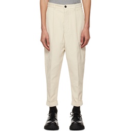 Off White Carrot Oversized Trousers 222482M191024