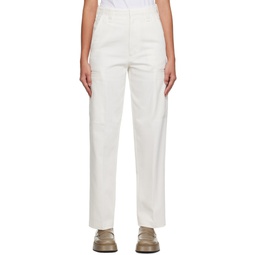 White Welt Pocket Trousers 231482F087004