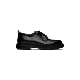 Black Anatomical Toe Derbys 241482M225001