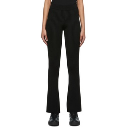 Black Viscose Lounge Pants 221482F087011