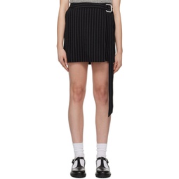 Black Stripes Miniskirt 241482F090010