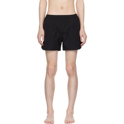 Black Three-Pocket Swim Shorts 241482M208005