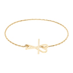 Gold Ami de Coeur Chain Bracelet 241482M142003