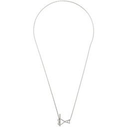 Silver Ami de Coeur 2 In 1 Chain Necklace 241482M145000