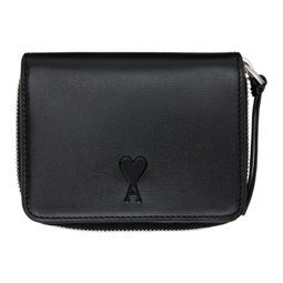 Black Ami De Coeur Compact Wallet 241482M164004