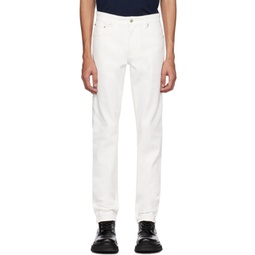 White Slim-Fit Jeans 231482M186007