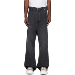 Black Baggy Fit Jeans 232482M186010