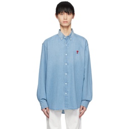 Blue Ami de Coeur Denim Shirt 232482M192018