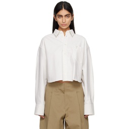 Off-White Embroidered Shirt 241482F109001