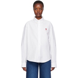 White Ami De Coeur Shirt 232482F109000