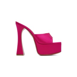 Pink Dalida Heeled Sandals 222415F125023