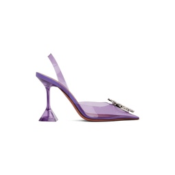 Purple Begum Glass Sling 95 Heels 232415F122001