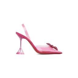 Pink Rosie Glass Sling 95 Heels 241415F122011
