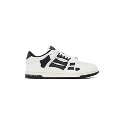White   Black Skel Top Low Sneakers 241886F128001