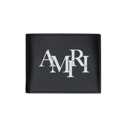 Black Staggered Wallet 241886M164000