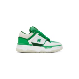 White   Green MA 1 Sneakers 241886M237009
