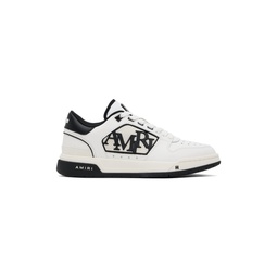 White   Black Classic Low Sneakers 241886F128035