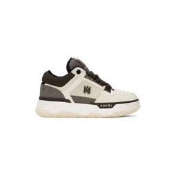 Off White   Brown MA 1 Sneakers 241886M237006