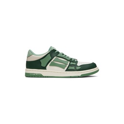 Green   Beige Skel Top Low Sneakers 241886M237051