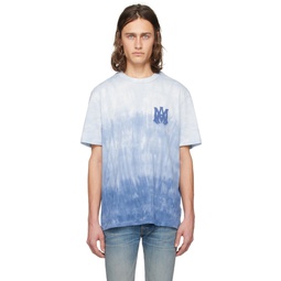 Blue Dip Dye T Shirt 241886M213074