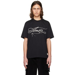 Black Stitch T Shirt 241886M213062