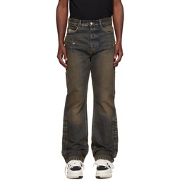 Indigo Stack Workman Jeans 231886M186075
