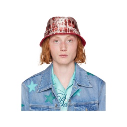 Reversible Red M A Bucket Hat 232886M140001