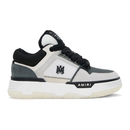 Black & Gray MA-1 Sneakers 241886M237013