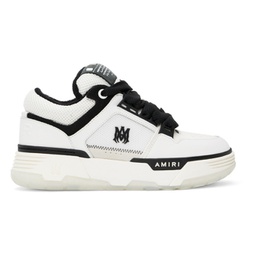 White & Black MA-1 Sneakers 241886M237008