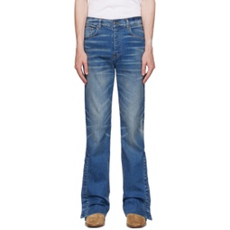 Indigo Stacked Jeans 232886M186023