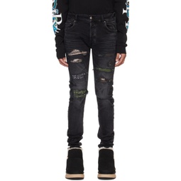 Black Bandana Thrasher Jeans 241886M186023