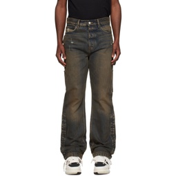 Indigo Stack Workman Jeans 231886M186075